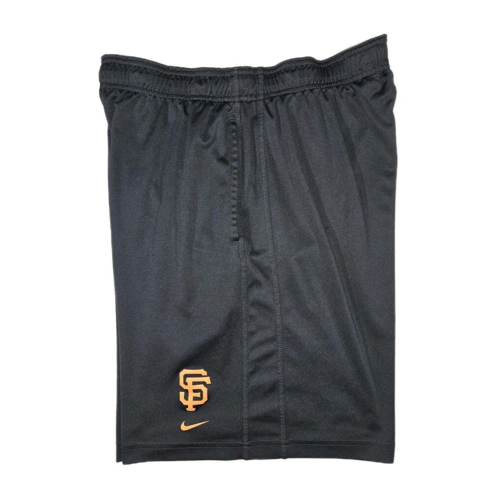 Mens Nike DriFit MLB San Francisco Giants Athletic Black Shorts Large 31x9
